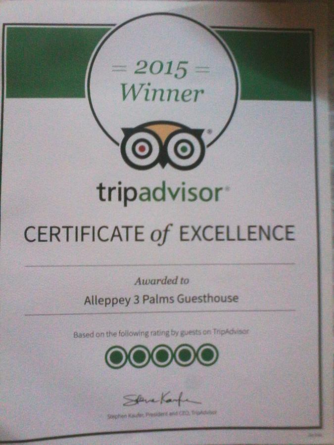 Alleppey 3 Palms Guesthouse Alappuzha Екстериор снимка